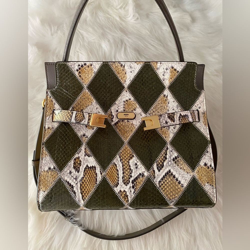 Lee Radziwill Diamond Exotic Small Double Bag